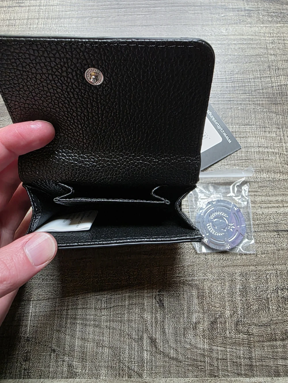 Culture Kings Not For Sale Wallet With Challenge Coin
